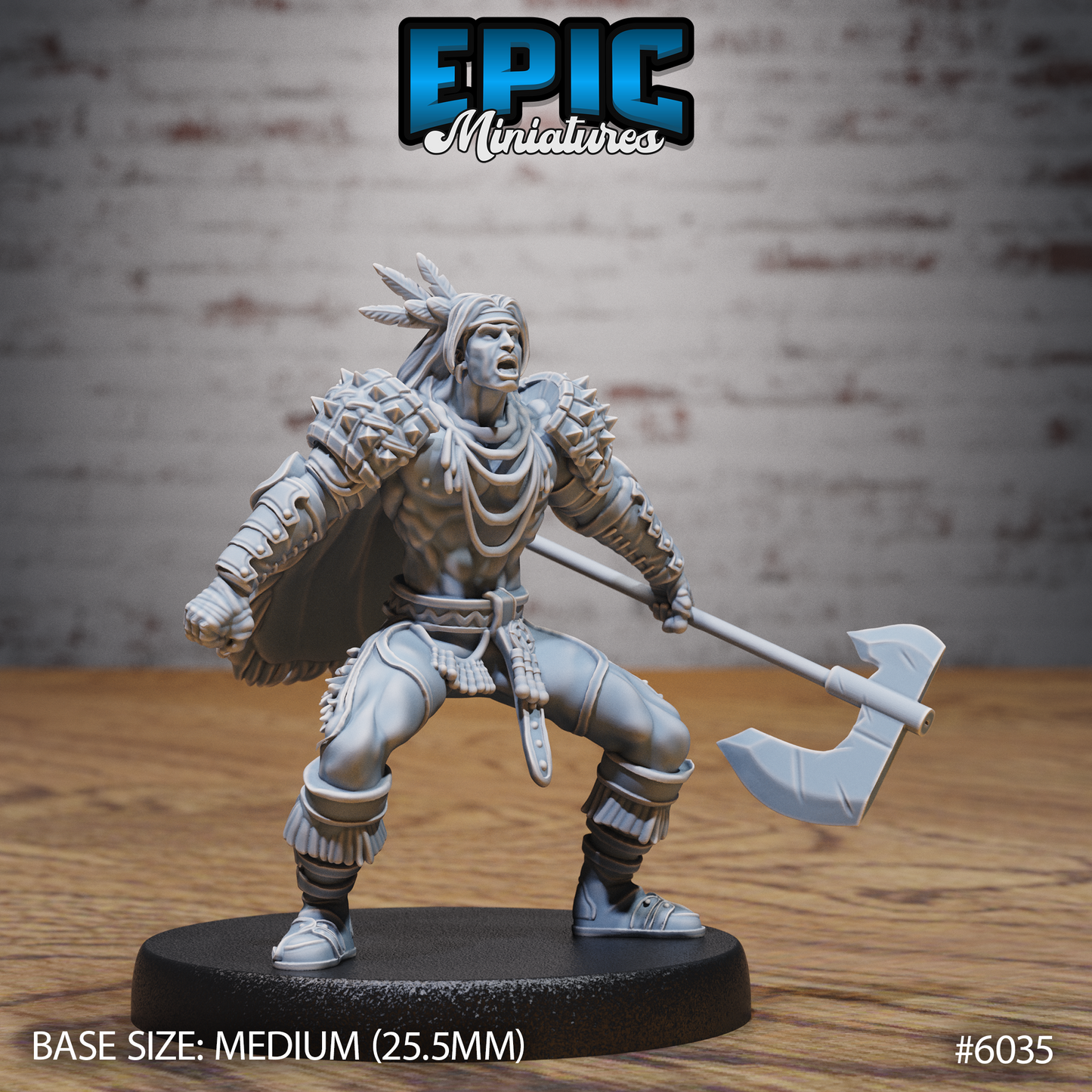 Native Adventurer - Axes (2 Variants Available) - Epic Miniatures (Copy)
