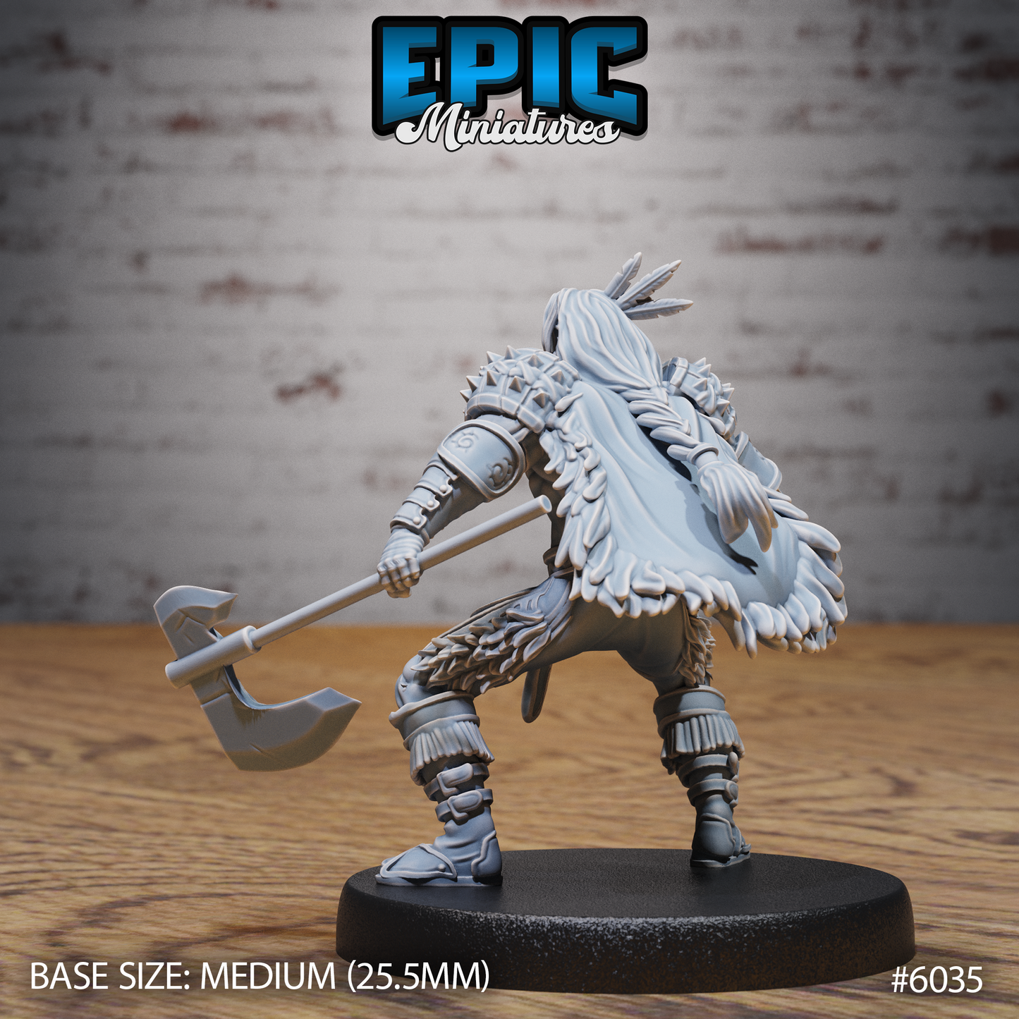 Native Adventurer - Axes (2 Variants Available) - Epic Miniatures (Copy)