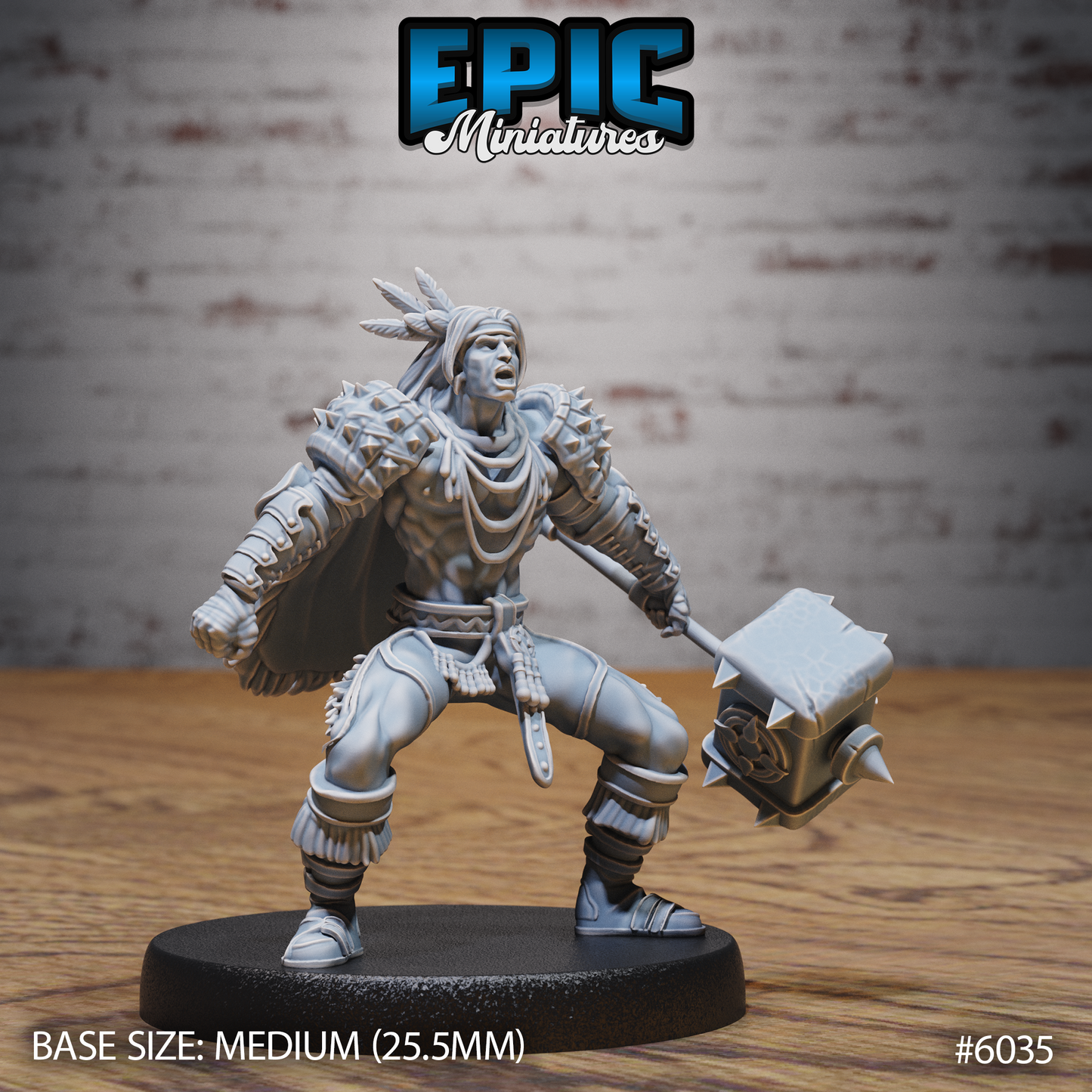 Native Adventurer (3 Variants Available) - Epic Miniatures