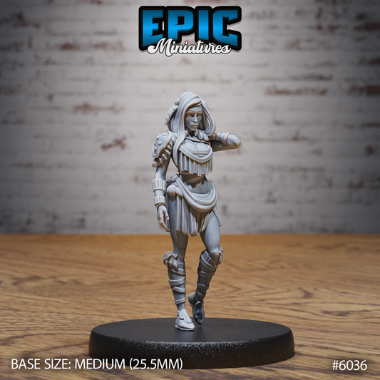 Native Girl (3 Variants Available) - Epic Miniatures