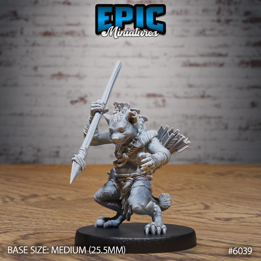Young Gnoll (3 Variants Available) - Epic Miniatures