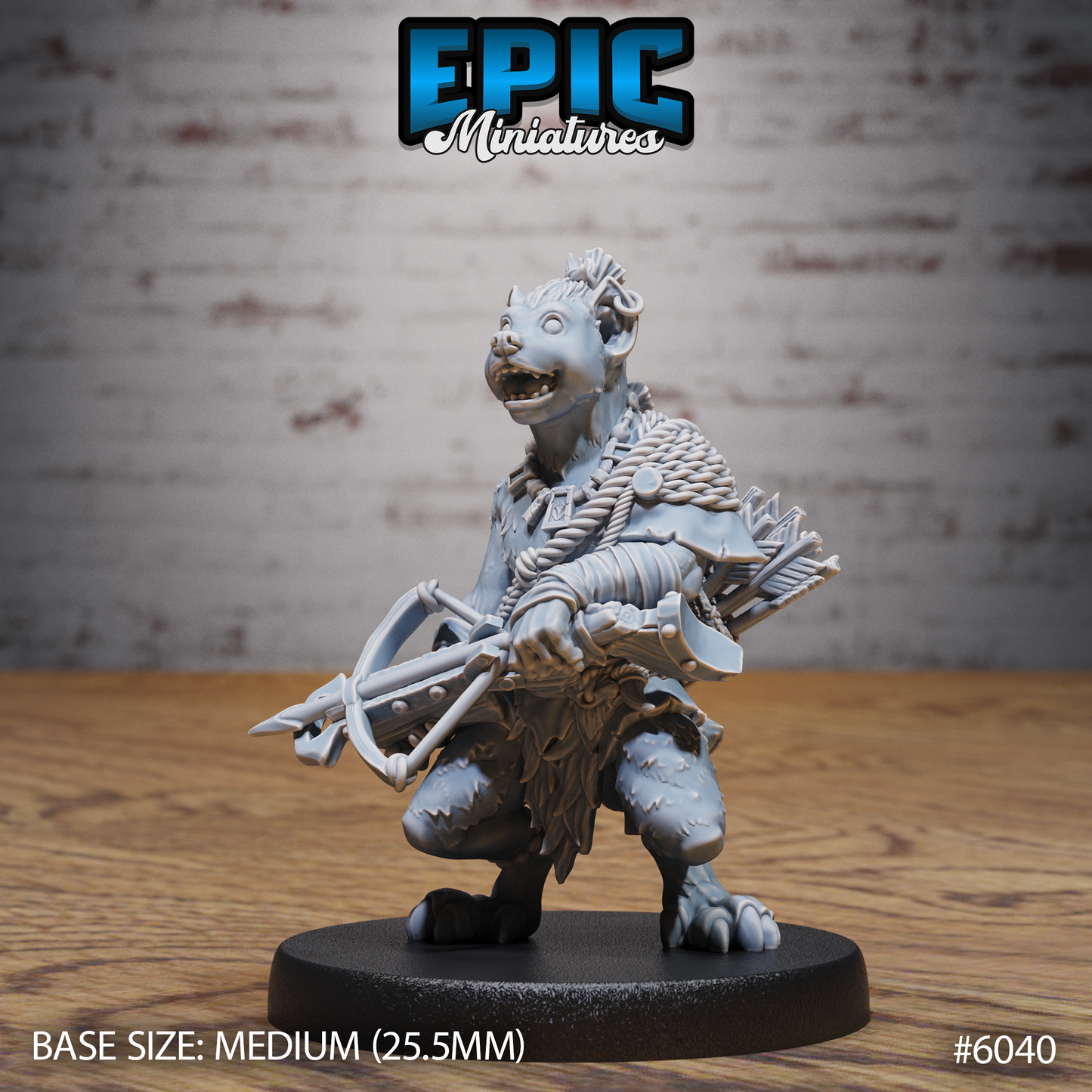 Young Gnoll (3 Variants Available) - Epic Miniatures