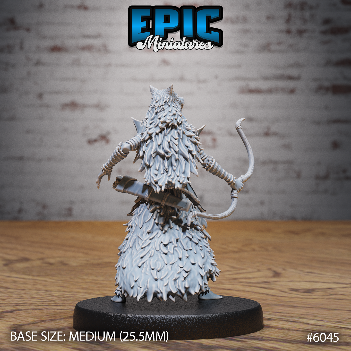 Wolf Spirit Huntress (4 Variants Available) - Epic Miniatures