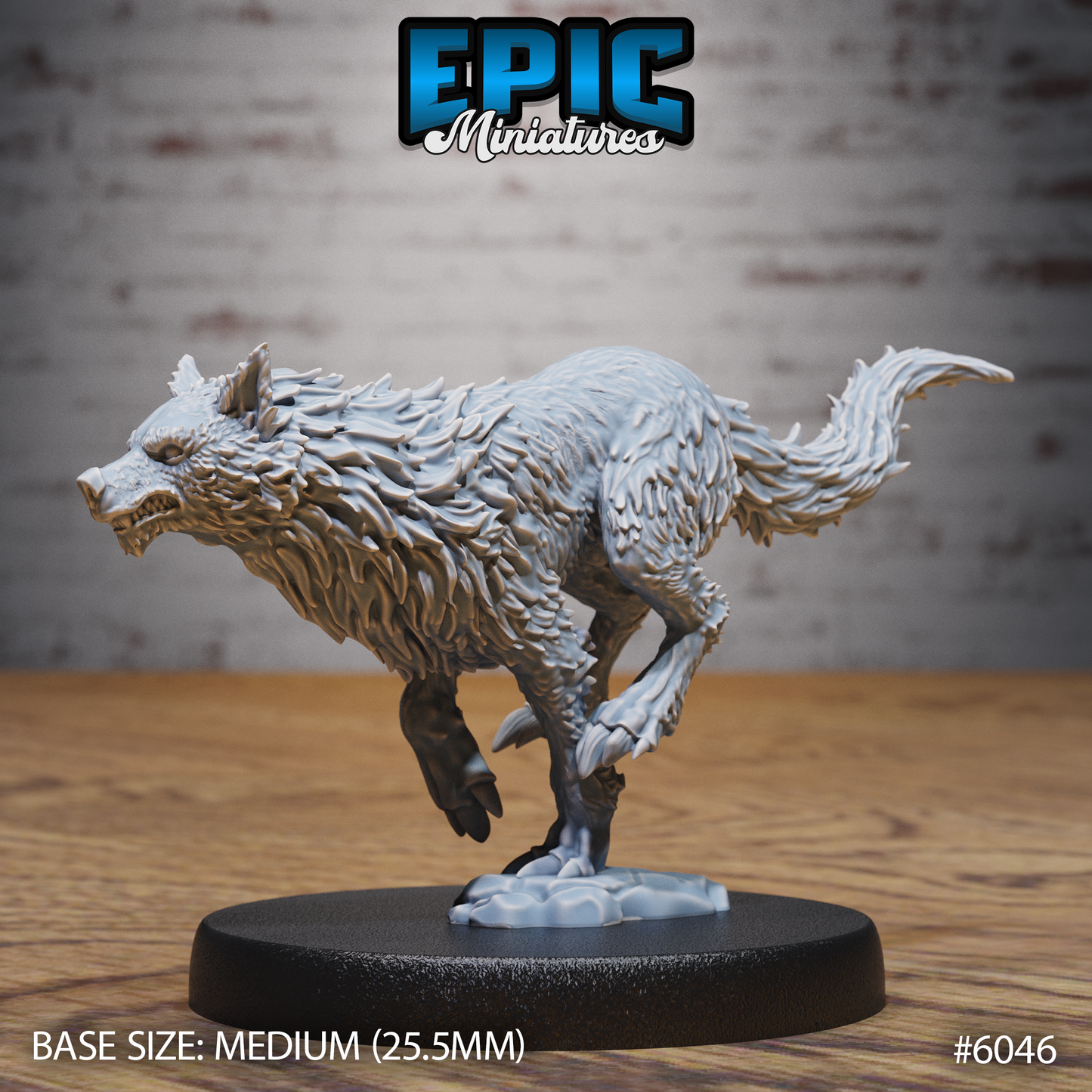 Spirit Wolf (4 Variants Available) - Epic Miniatures