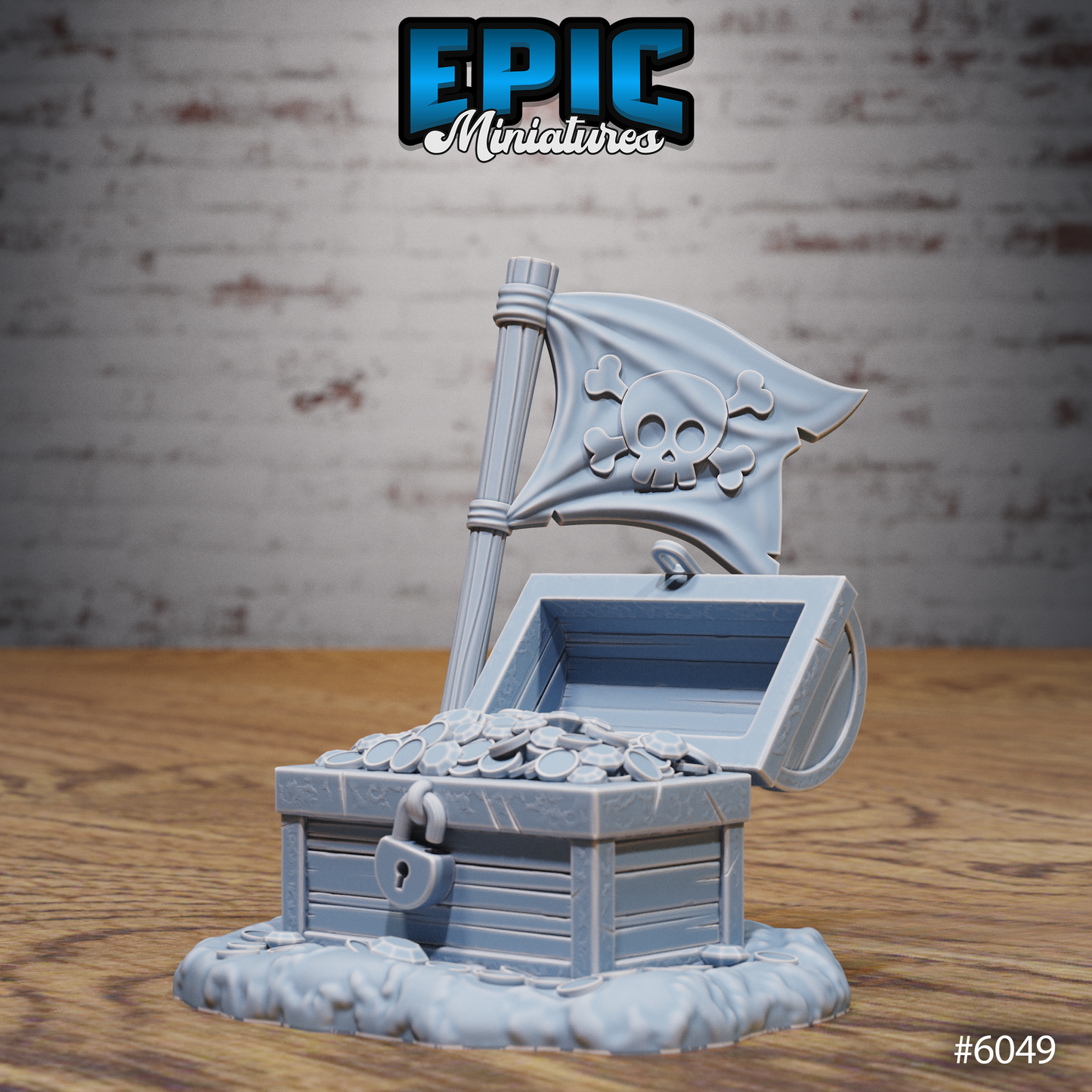 Pirate Hideout Scatter Set - Treasure and Cave Entry (4 Variants Available) - Epic Miniatures