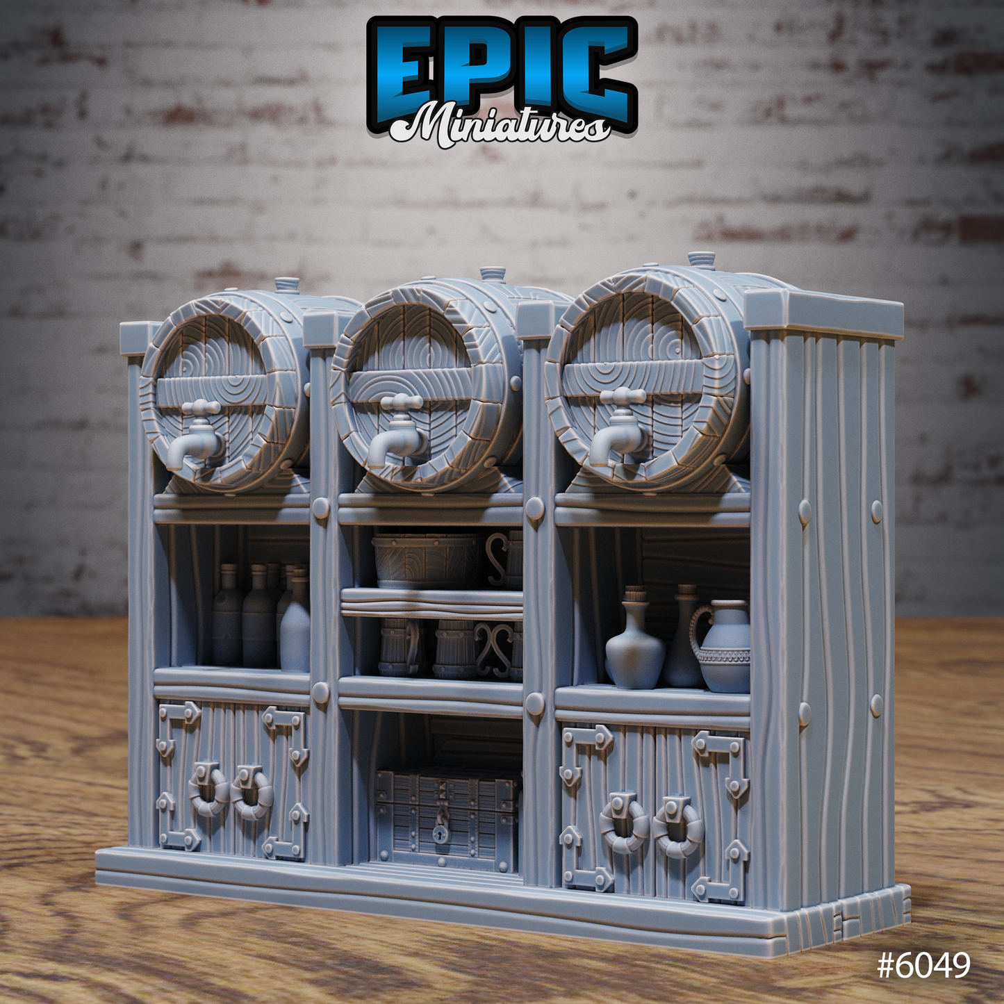 Pirate Hideout Scatter Set - Barrels and Booze (5 Variants Available) - Epic Miniatures