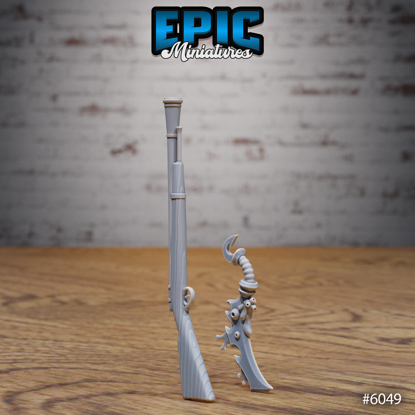 Pirate Hideout Scatter Set - Weapons and Stand (6 Variants Available) - Epic Miniatures