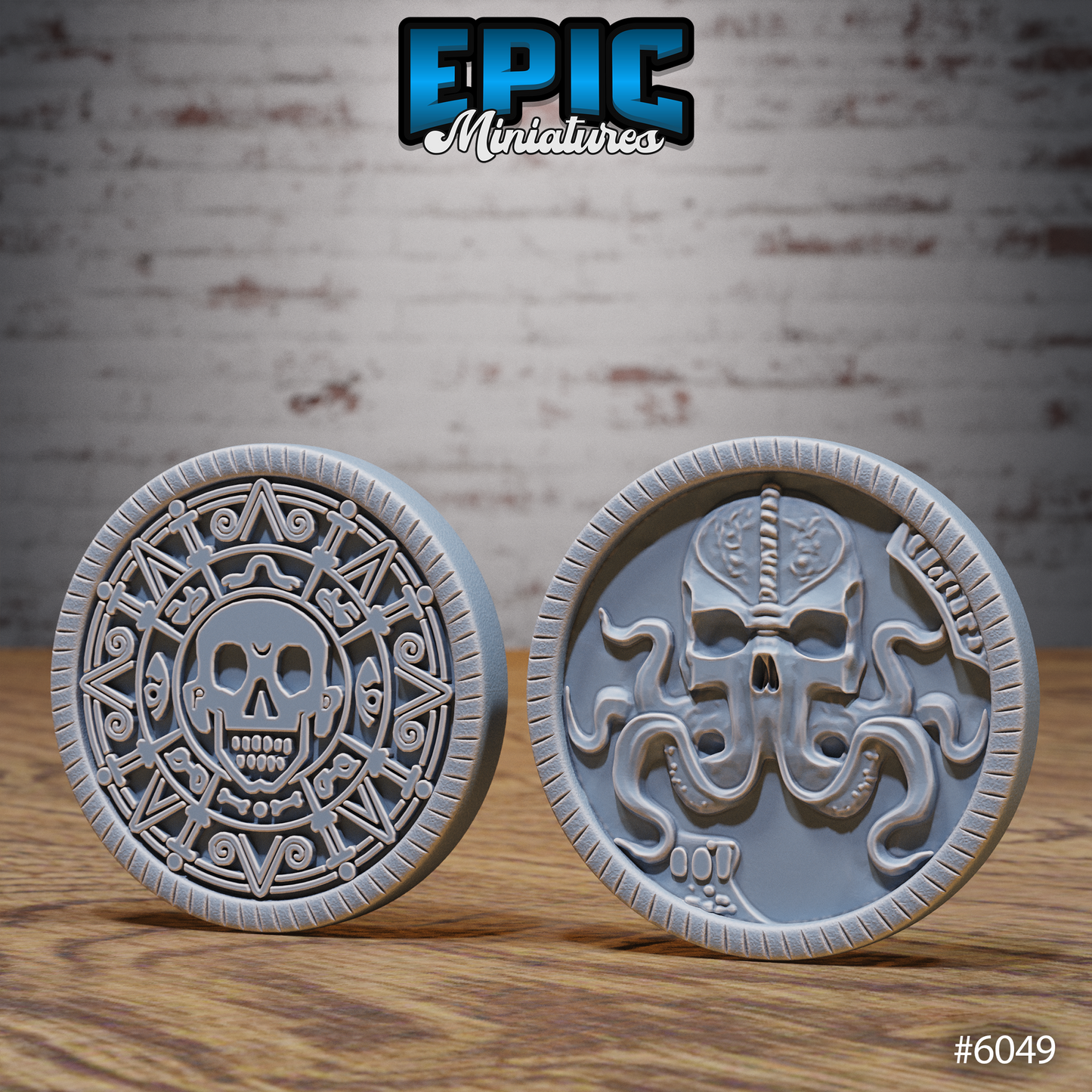Prop Pirate Coins (5 Variants Available) - Epic Miniatures