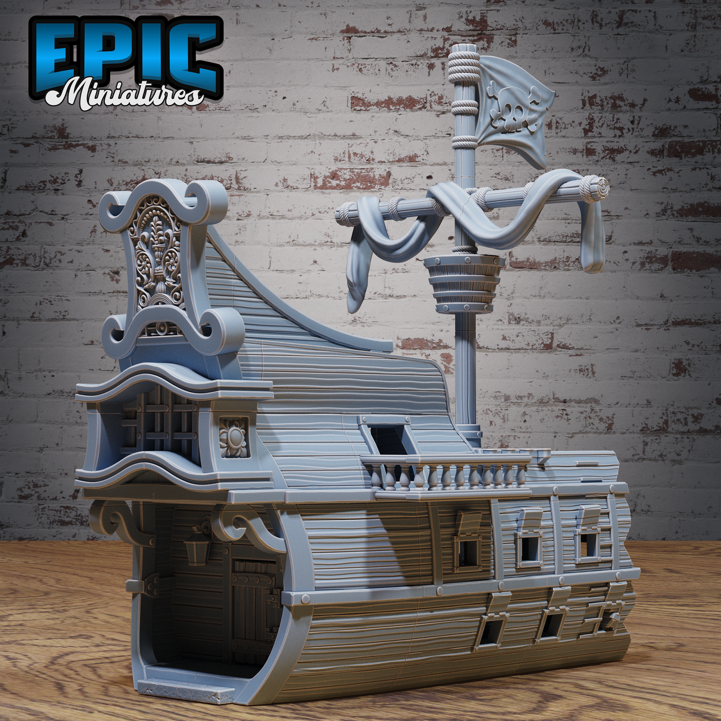 Pirate Shipwreck Hut, Playable Terrain Piece - Epic Miniatures