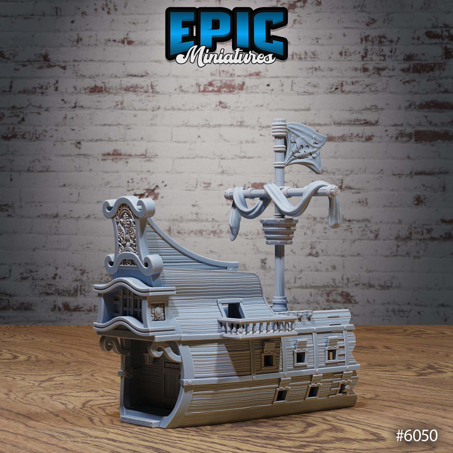 Pirate Shipwreck Hut, Playable Terrain Piece - Epic Miniatures