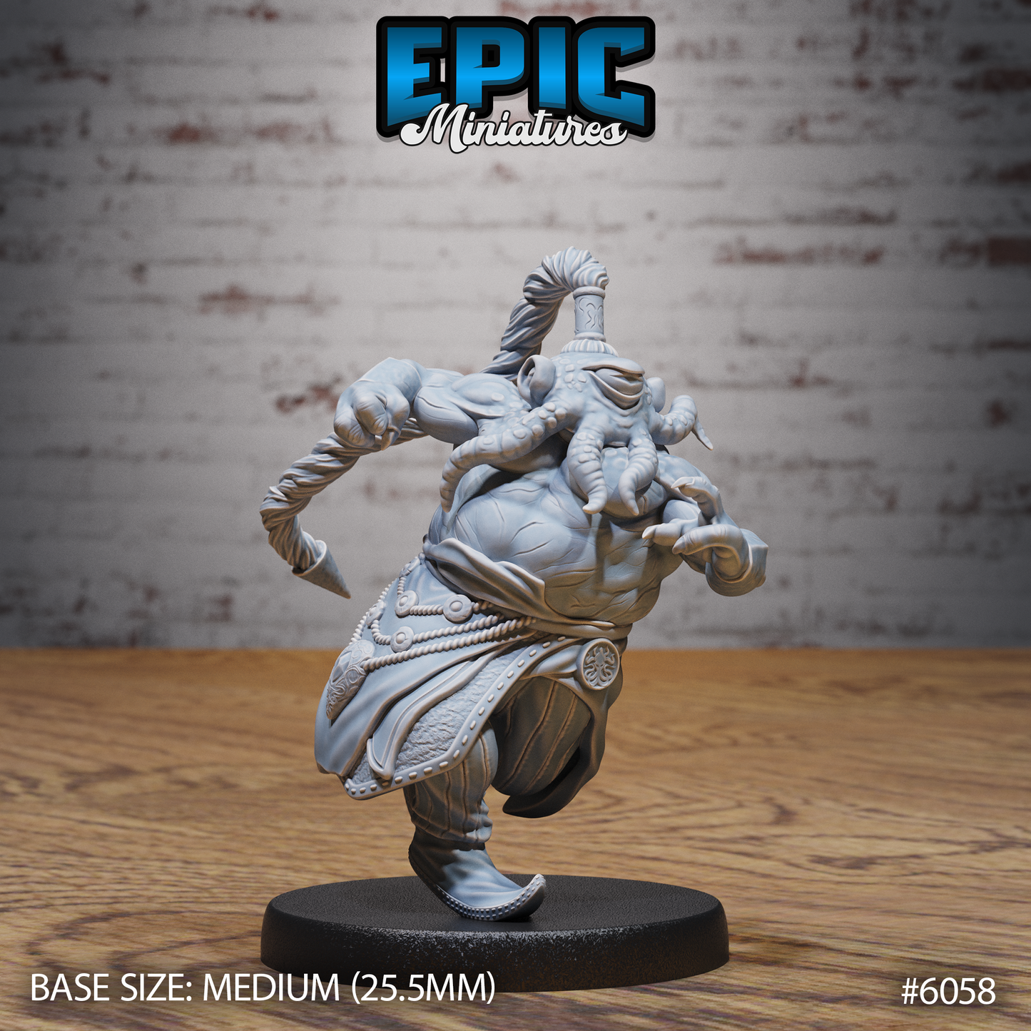 Octo Folk Pirate (5 Variants Available) - Epic Miniatures