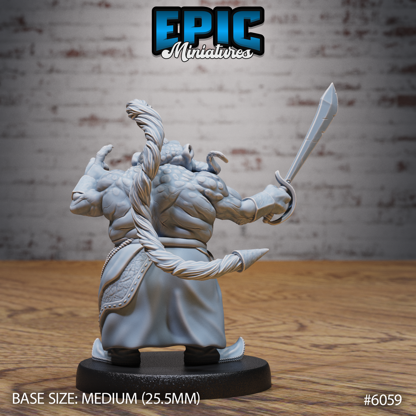 Octo Folk Pirate (5 Variants Available) - Epic Miniatures