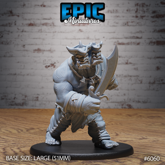 Ettin Pirate (3 Variants Available) - Epic Miniatures