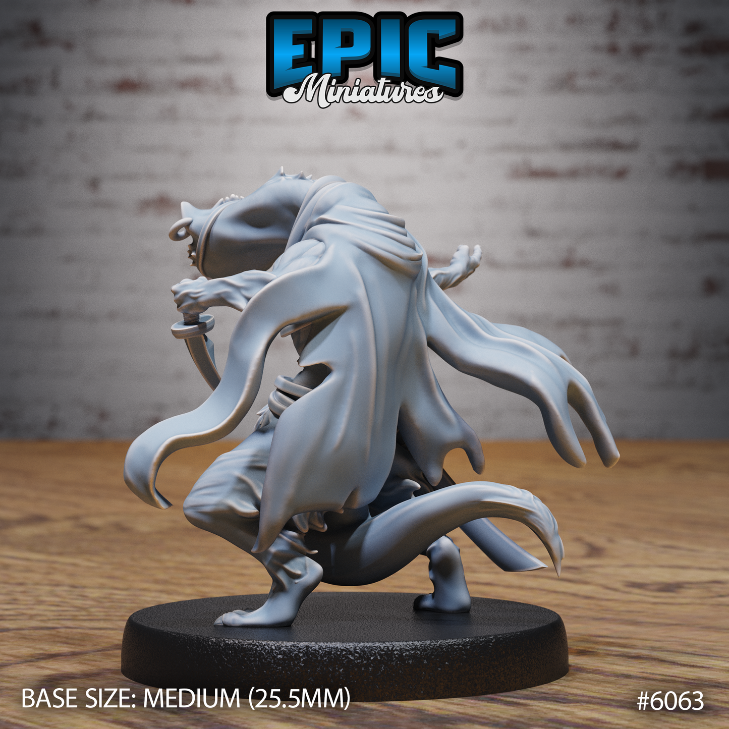 Otterfolk Pirate (3 Variants Available) - Epic Miniatures