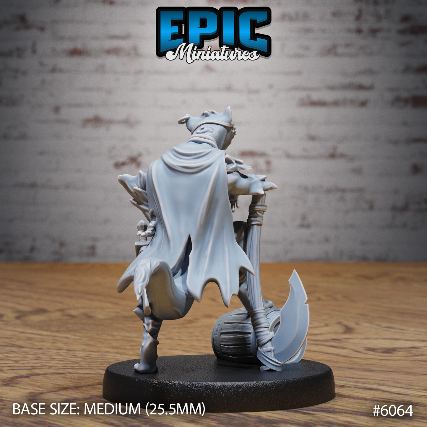 Otterfolk Pirate (3 Variants Available) - Epic Miniatures