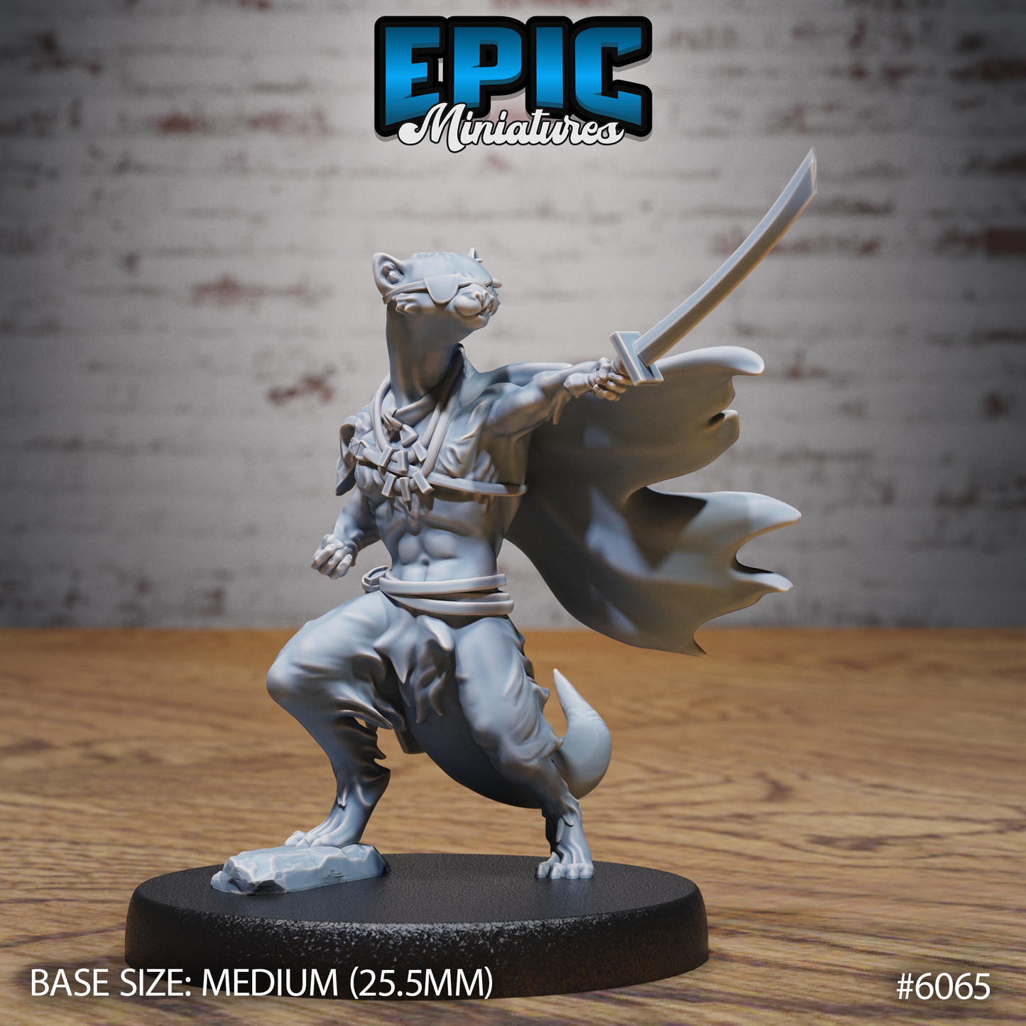 Otterfolk Pirate (3 Variants Available) - Epic Miniatures