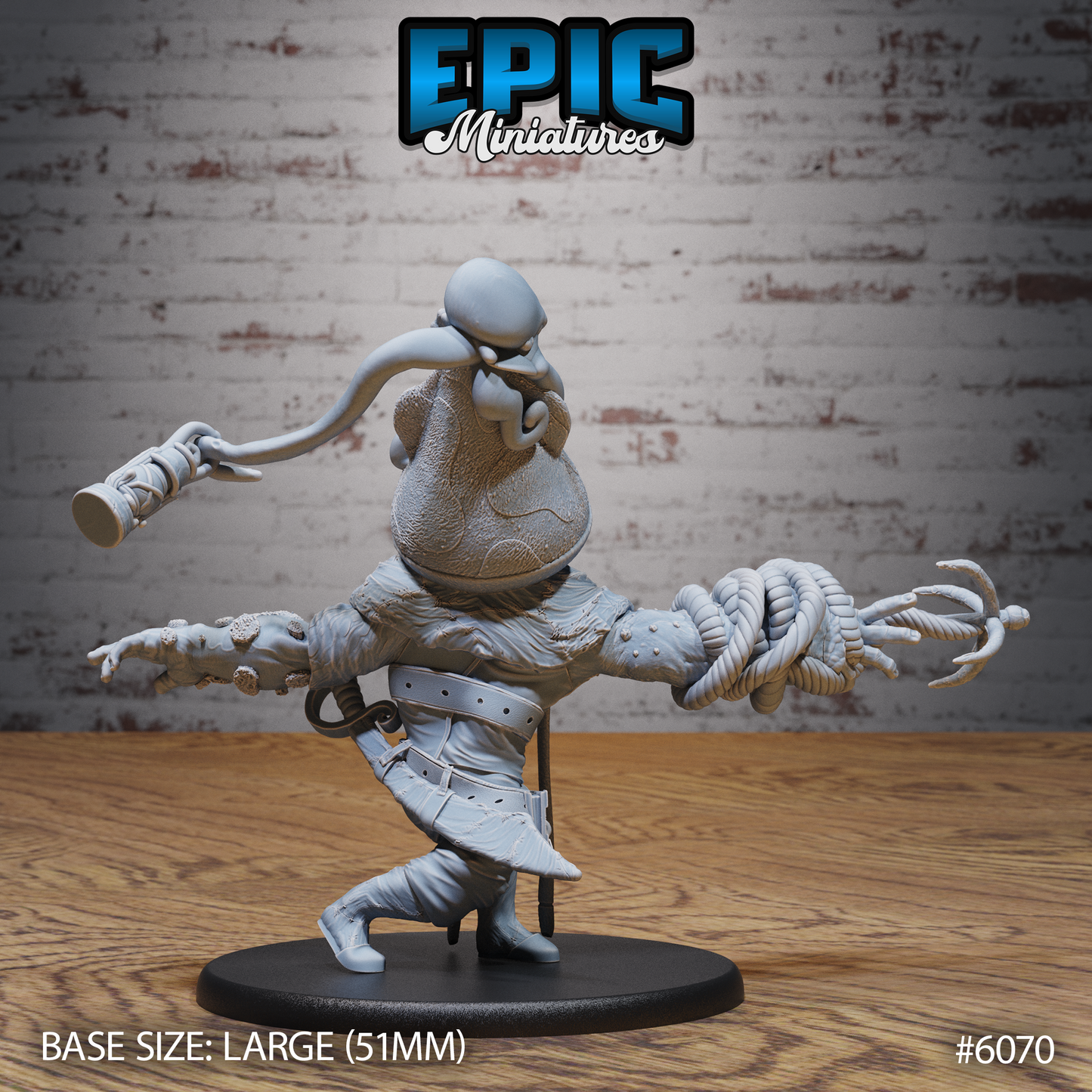 Squidman Hulk (3 Variants Available) - Epic Miniatures