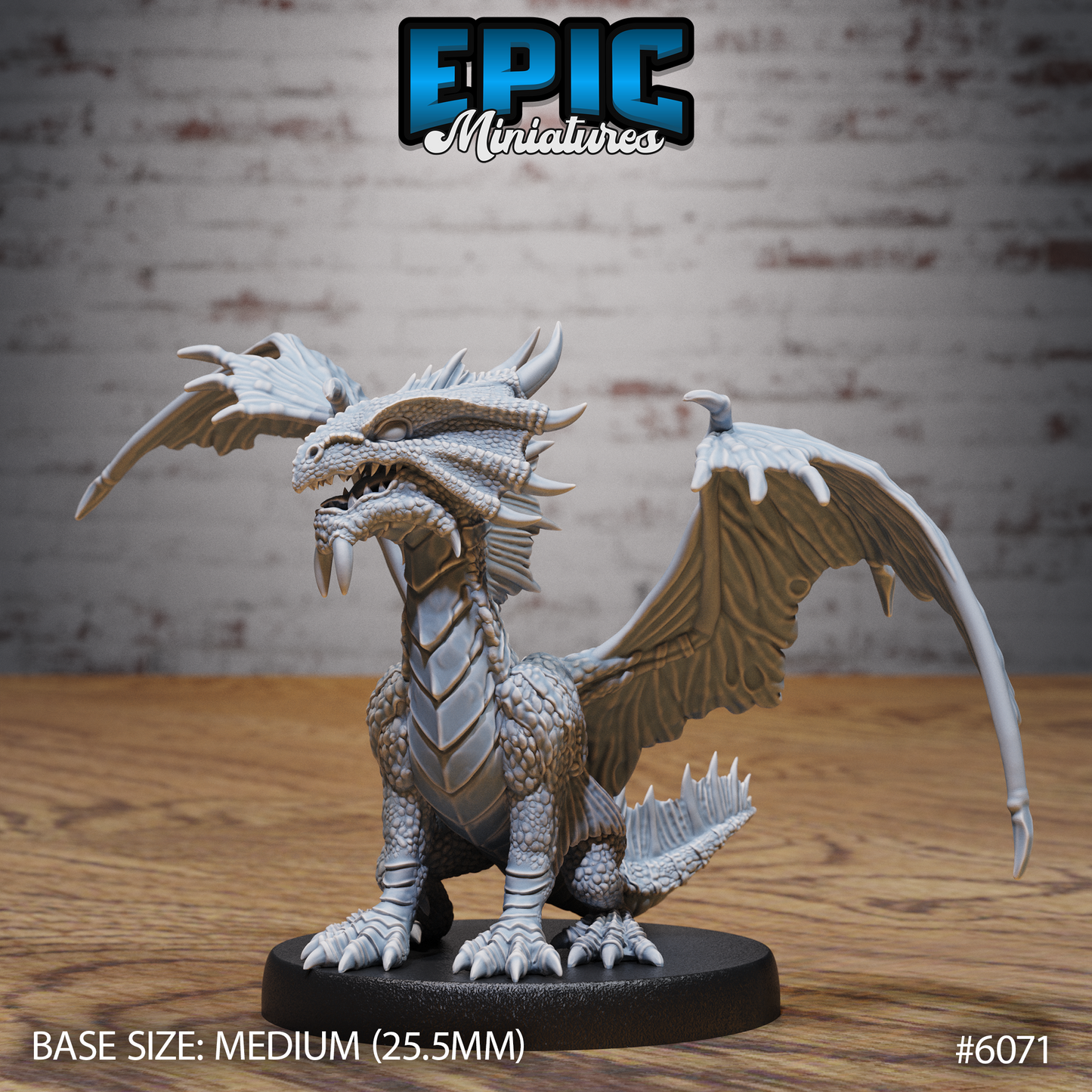 Bronze Dragon Wyrmling (3 Variants Available) - Epic Miniatures