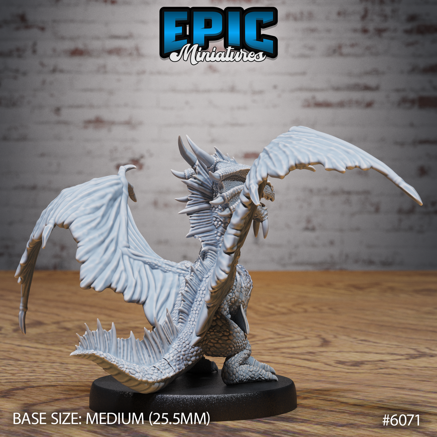 Bronze Dragon Wyrmling (3 Variants Available) - Epic Miniatures