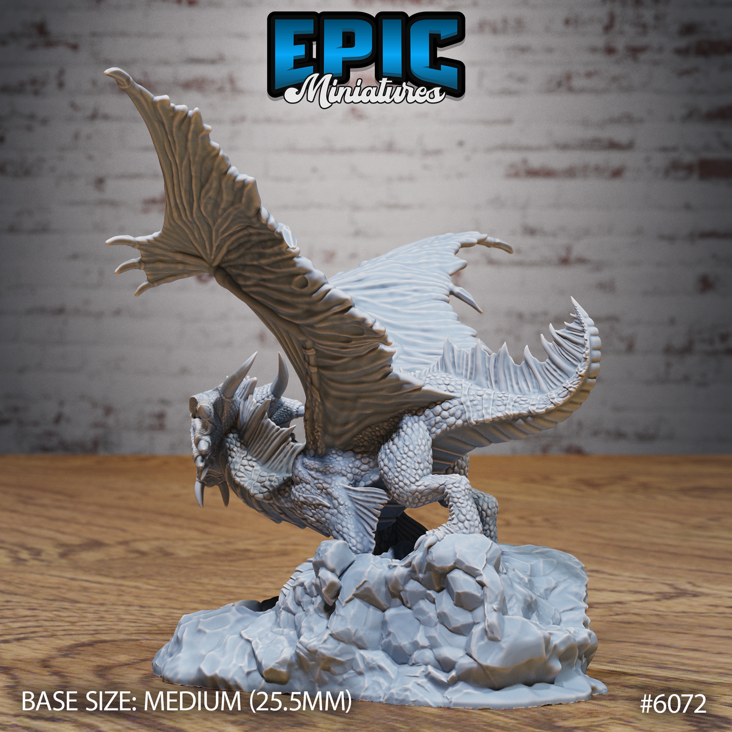 Bronze Dragon Wyrmling (3 Variants Available) - Epic Miniatures