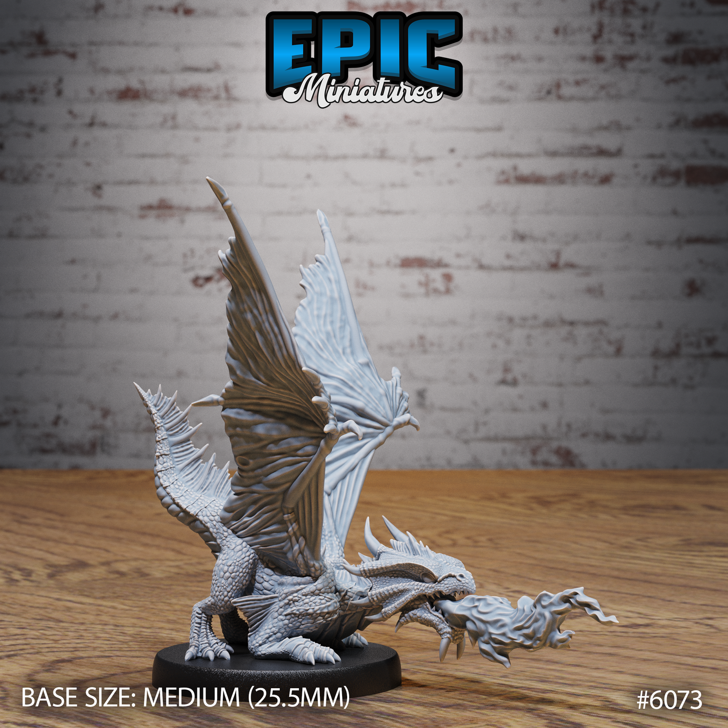 Bronze Dragon Wyrmling (3 Variants Available) - Epic Miniatures
