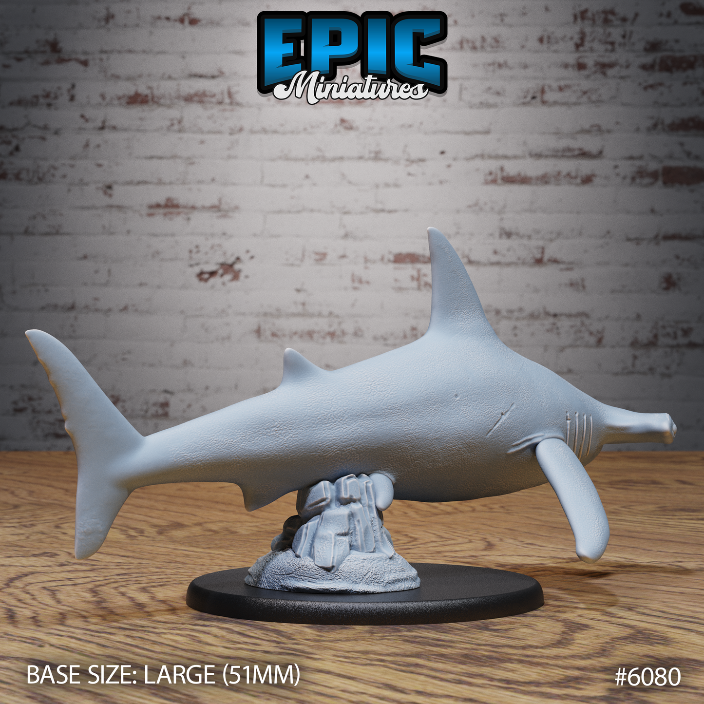 Hammerhead Shark (2 Variants Available) - Epic Miniatures