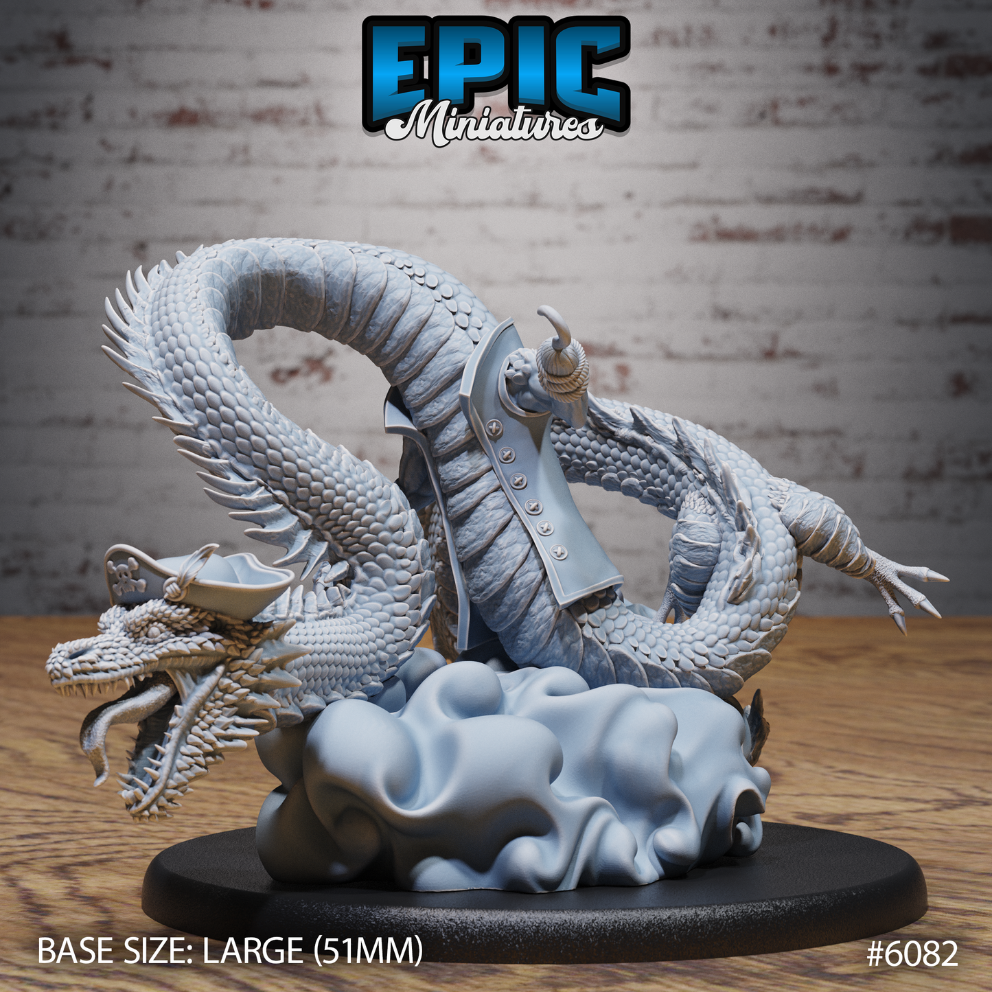 Sea Serpent Pirate (3 Variants Available) - Epic Miniatures