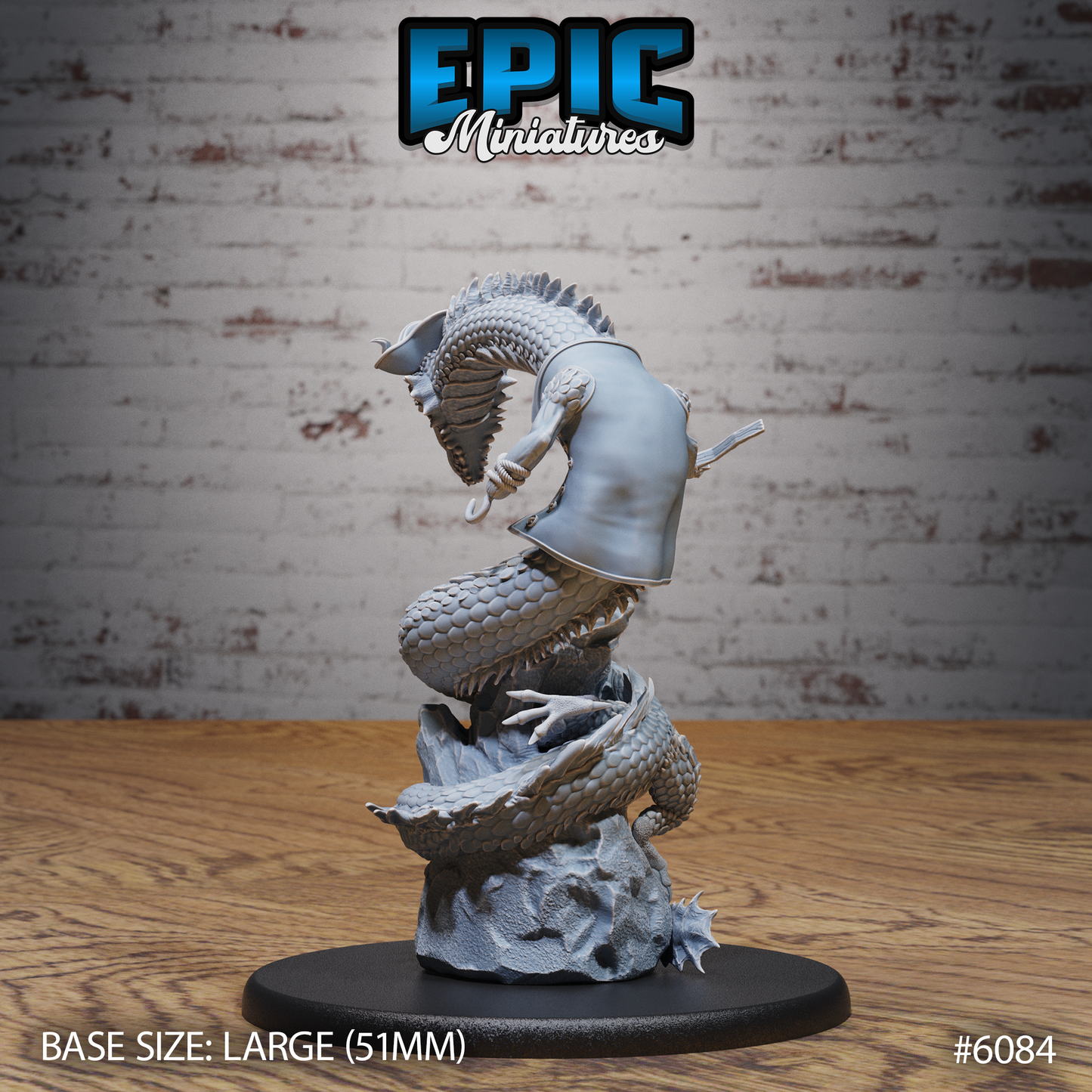 Sea Serpent Pirate (3 Variants Available) - Epic Miniatures