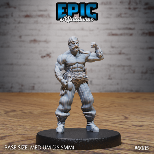 Muscle Pirate (3 Variants Available) - Epic Miniatures