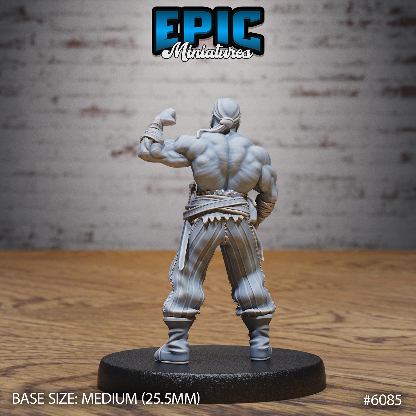 Muscle Pirate (3 Variants Available) - Epic Miniatures