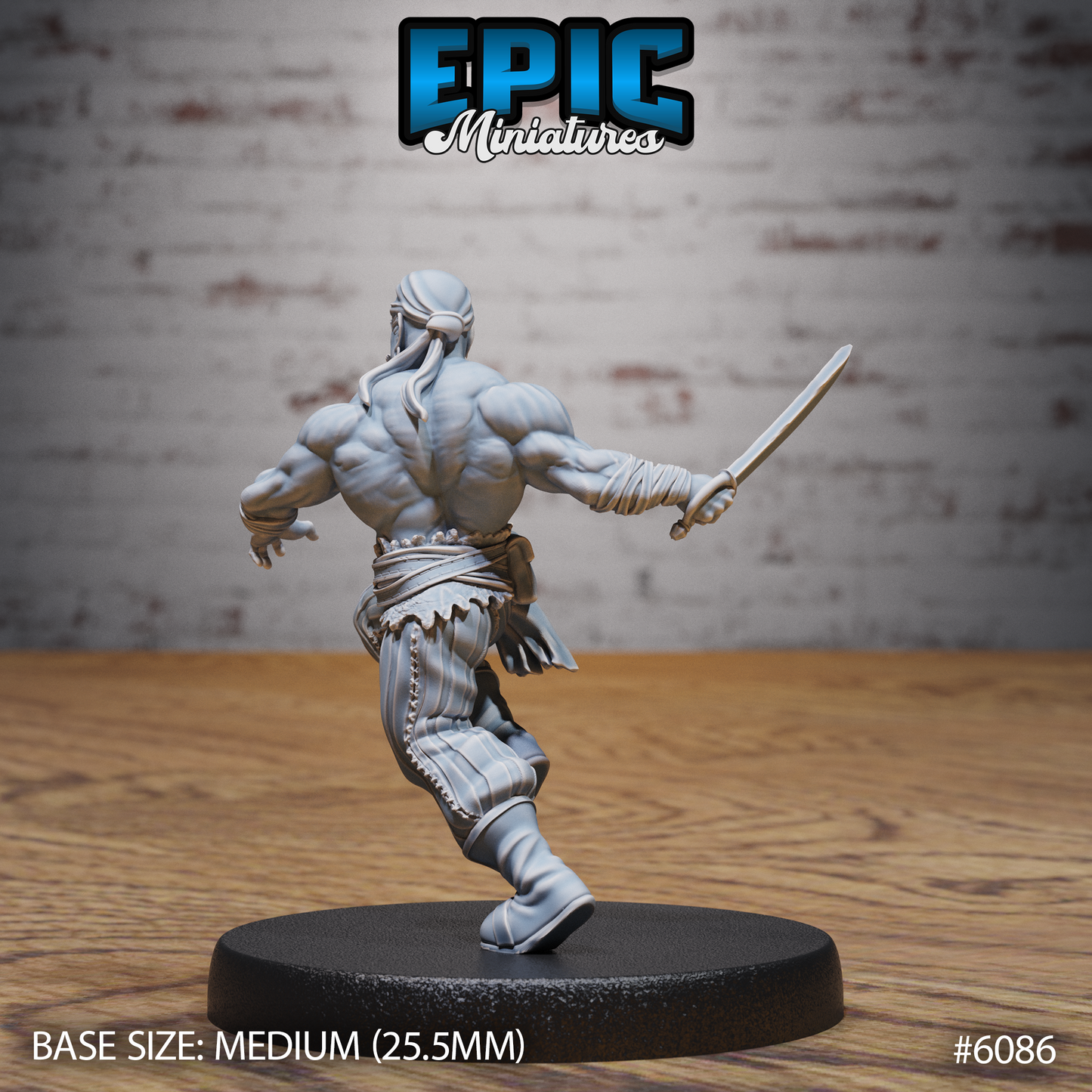 Muscle Pirate (3 Variants Available) - Epic Miniatures
