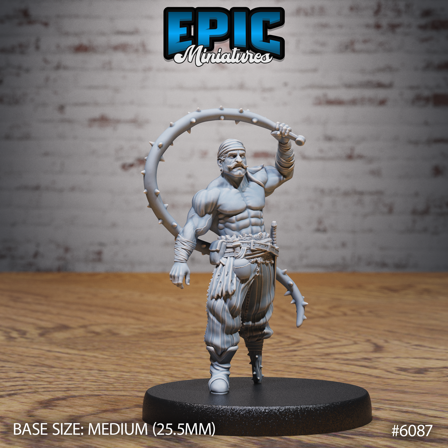 Muscle Pirate (3 Variants Available) - Epic Miniatures