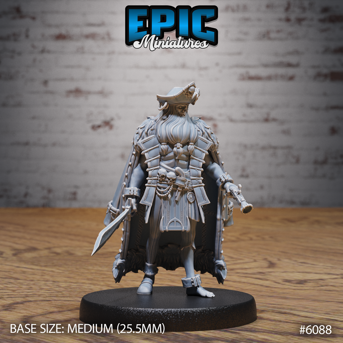 Ghost Pirate (3 Variants Available) - Epic Miniatures