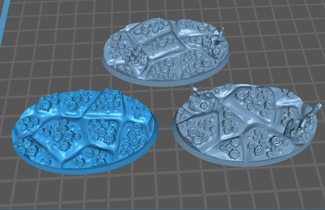 Abyssal Depth Bases - Barnacled Ocean Floor Base Set (35 Variants Available) - Battle Yak