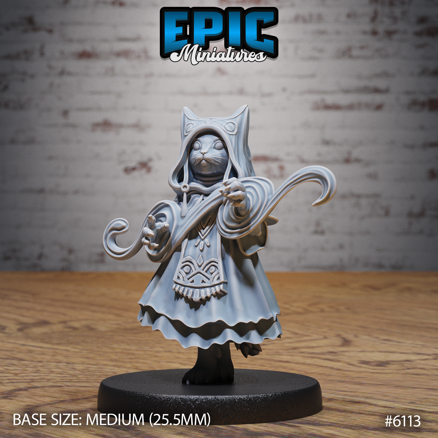 Catfolk Warlock (4 Variants Available) - Epic Miniatures