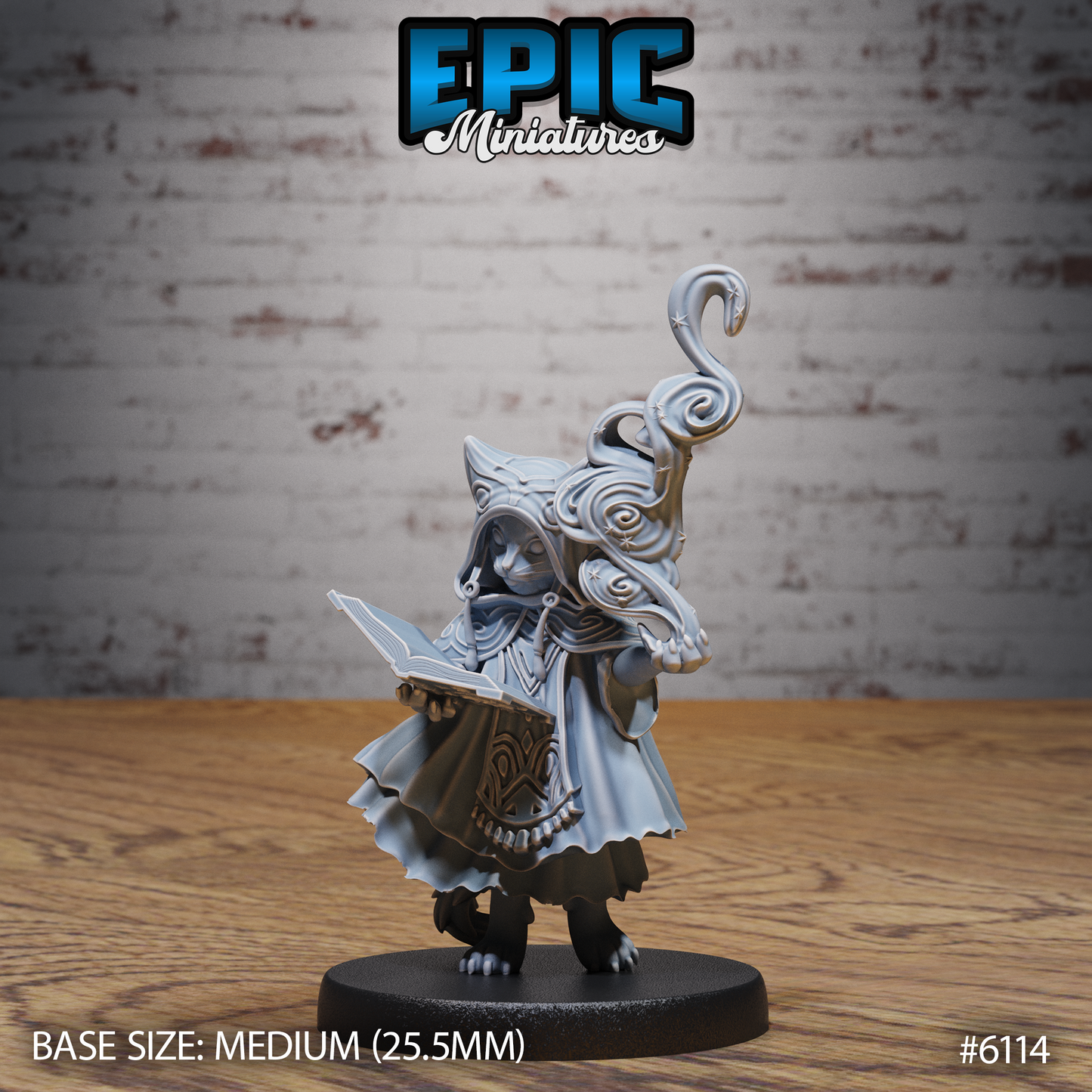 Catfolk Warlock (4 Variants Available) - Epic Miniatures