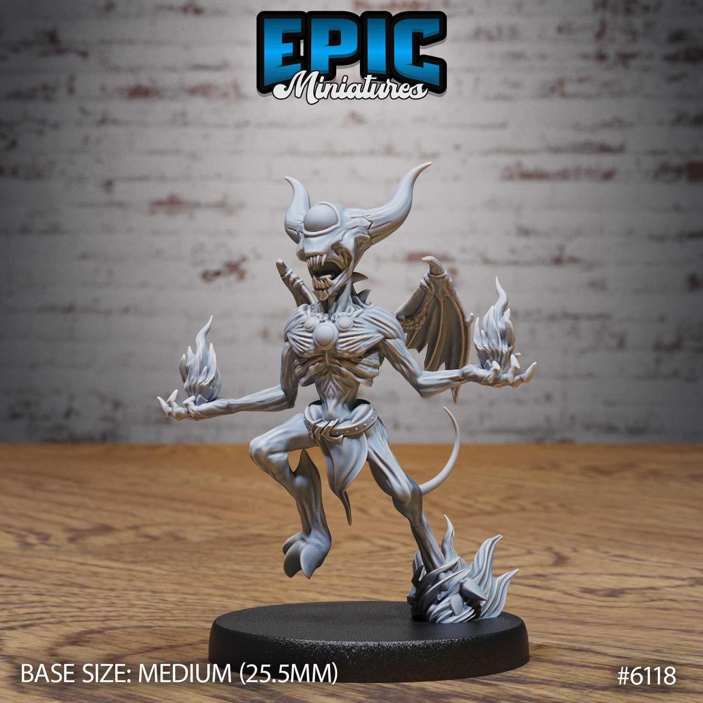 Pyro Demon (3 Variants Available) - Epic Miniatures