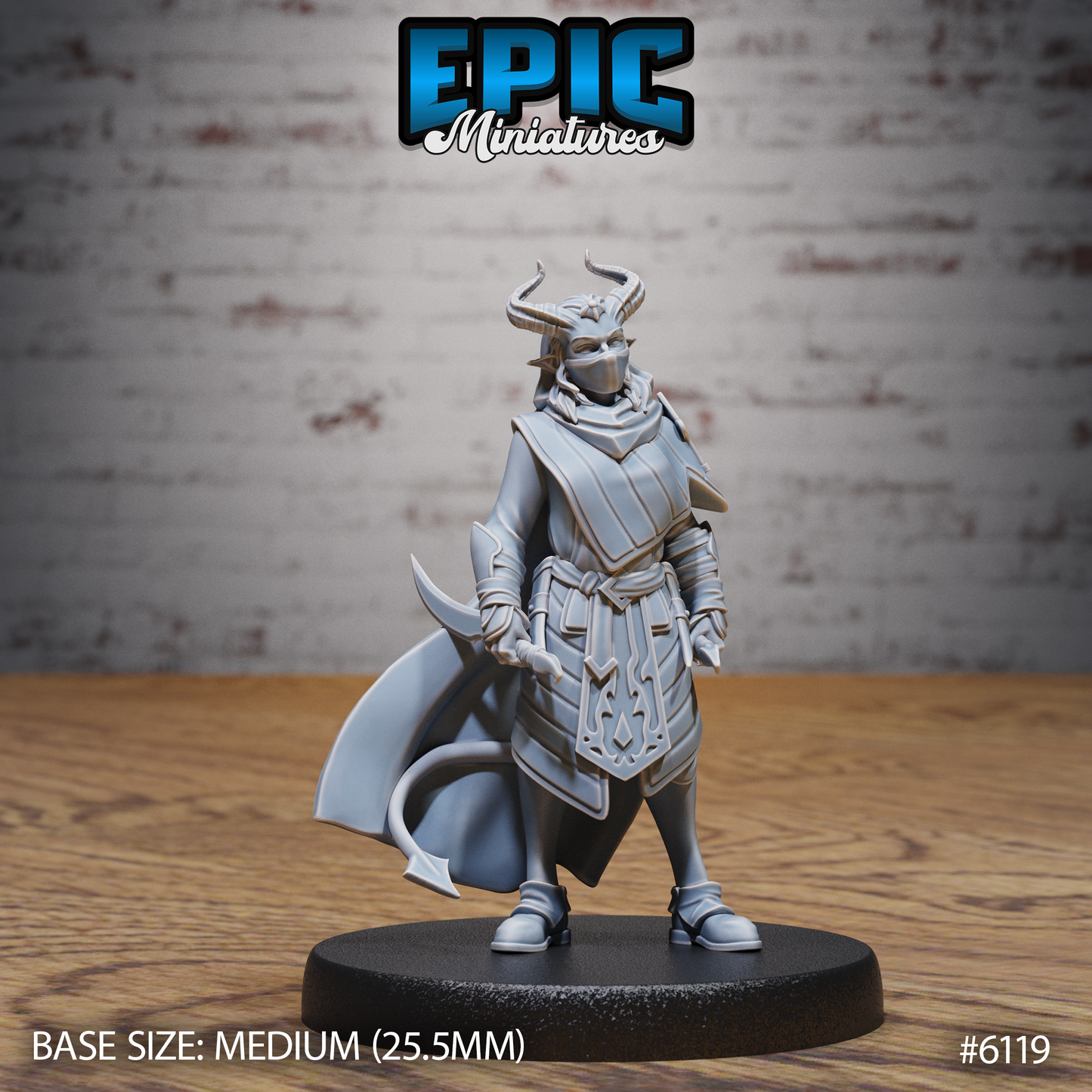 Tiefling Assassin (3 Variants Available) - Epic Miniatures