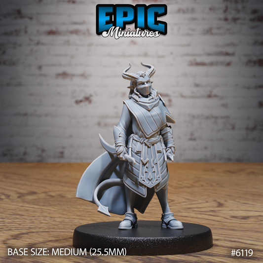 Tiefling Assassin (3 Variants Available) - Epic Miniatures