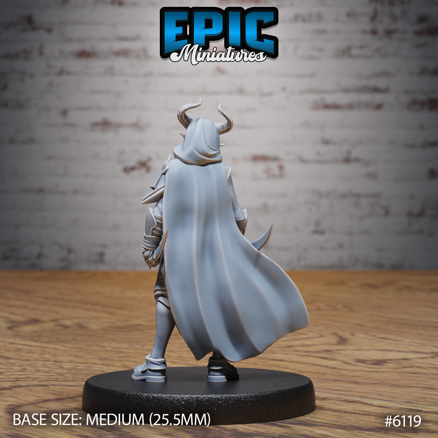 Tiefling Assassin (3 Variants Available) - Epic Miniatures