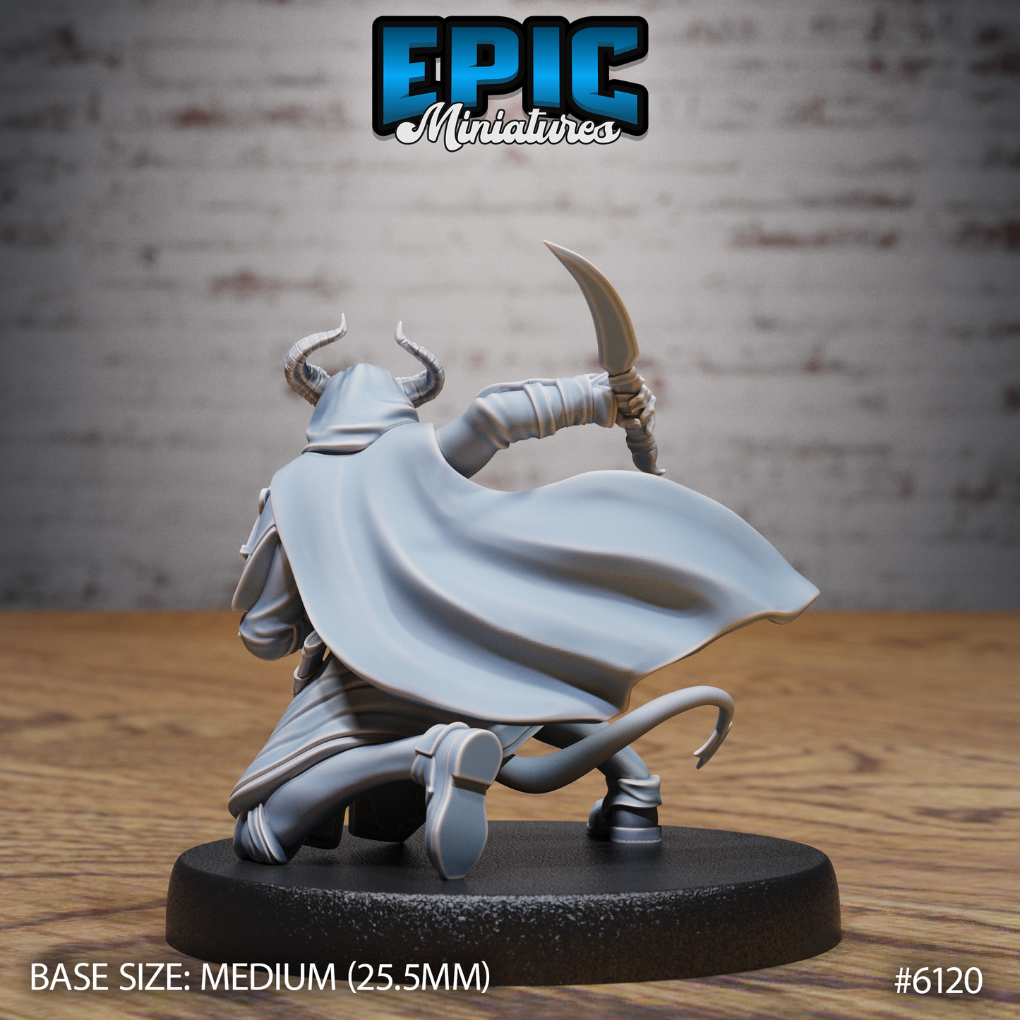 Tiefling Assassin (3 Variants Available) - Epic Miniatures