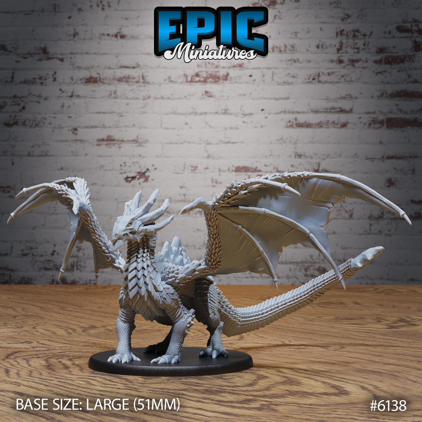 Obsidian Dragon (5 Variants Available) - Epic Miniatures