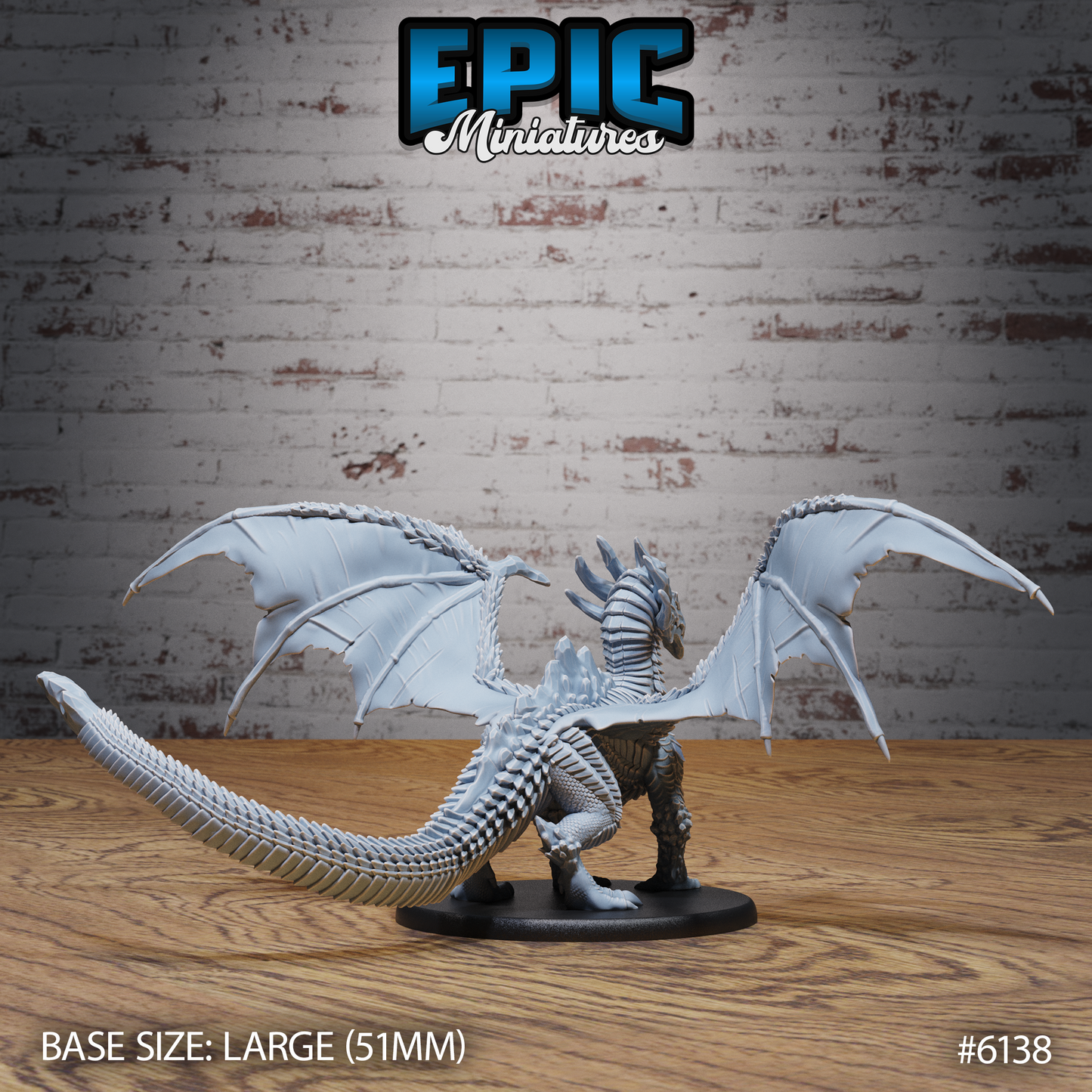 Obsidian Dragon (5 Variants Available) - Epic Miniatures