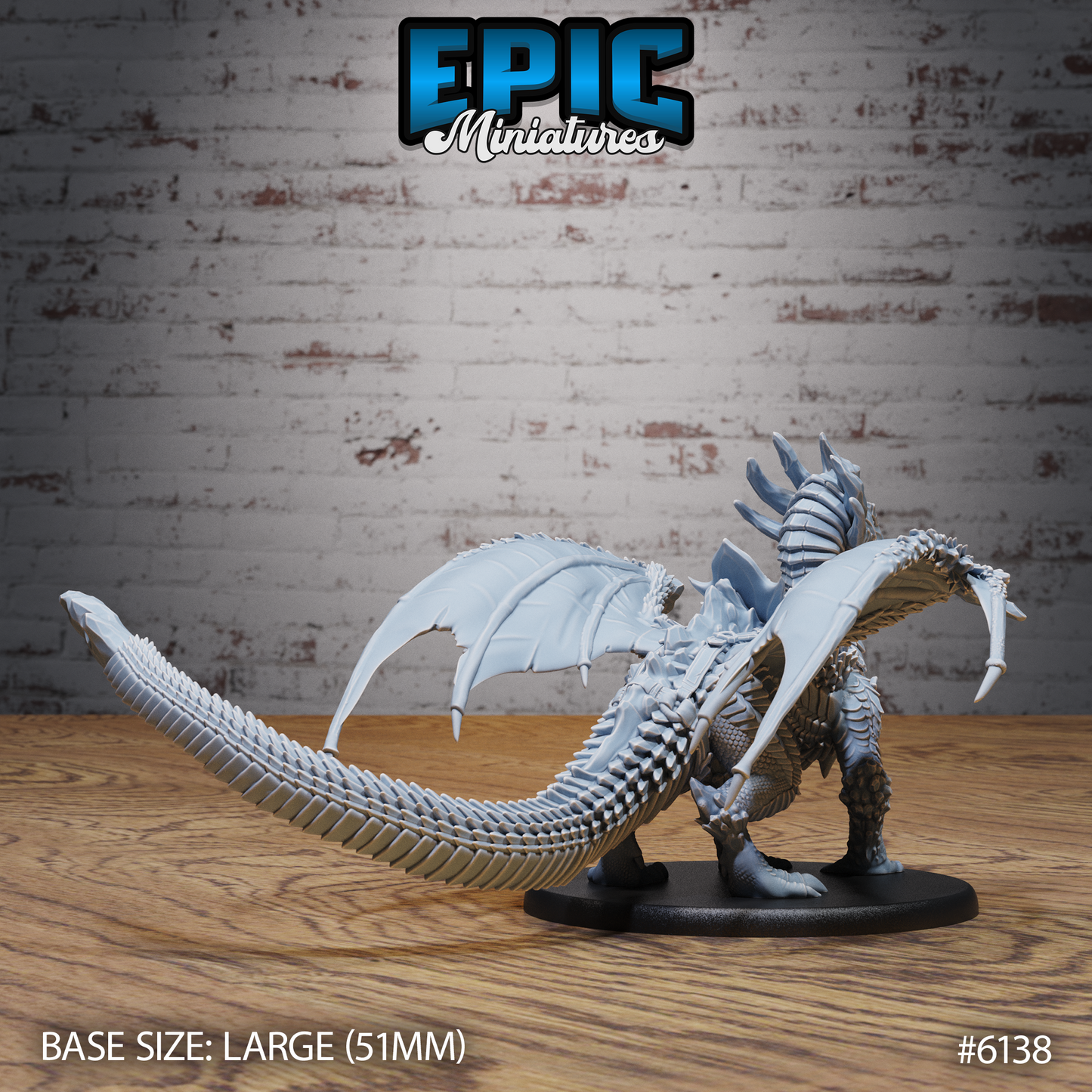 Obsidian Dragon (5 Variants Available) - Epic Miniatures