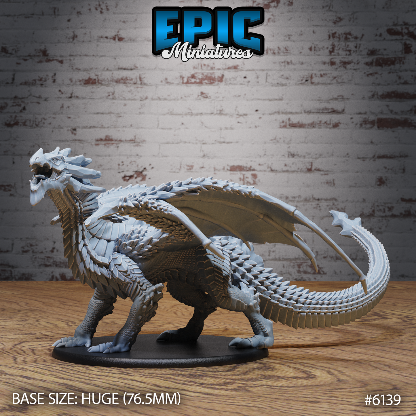 Obsidian Dragon (5 Variants Available) - Epic Miniatures