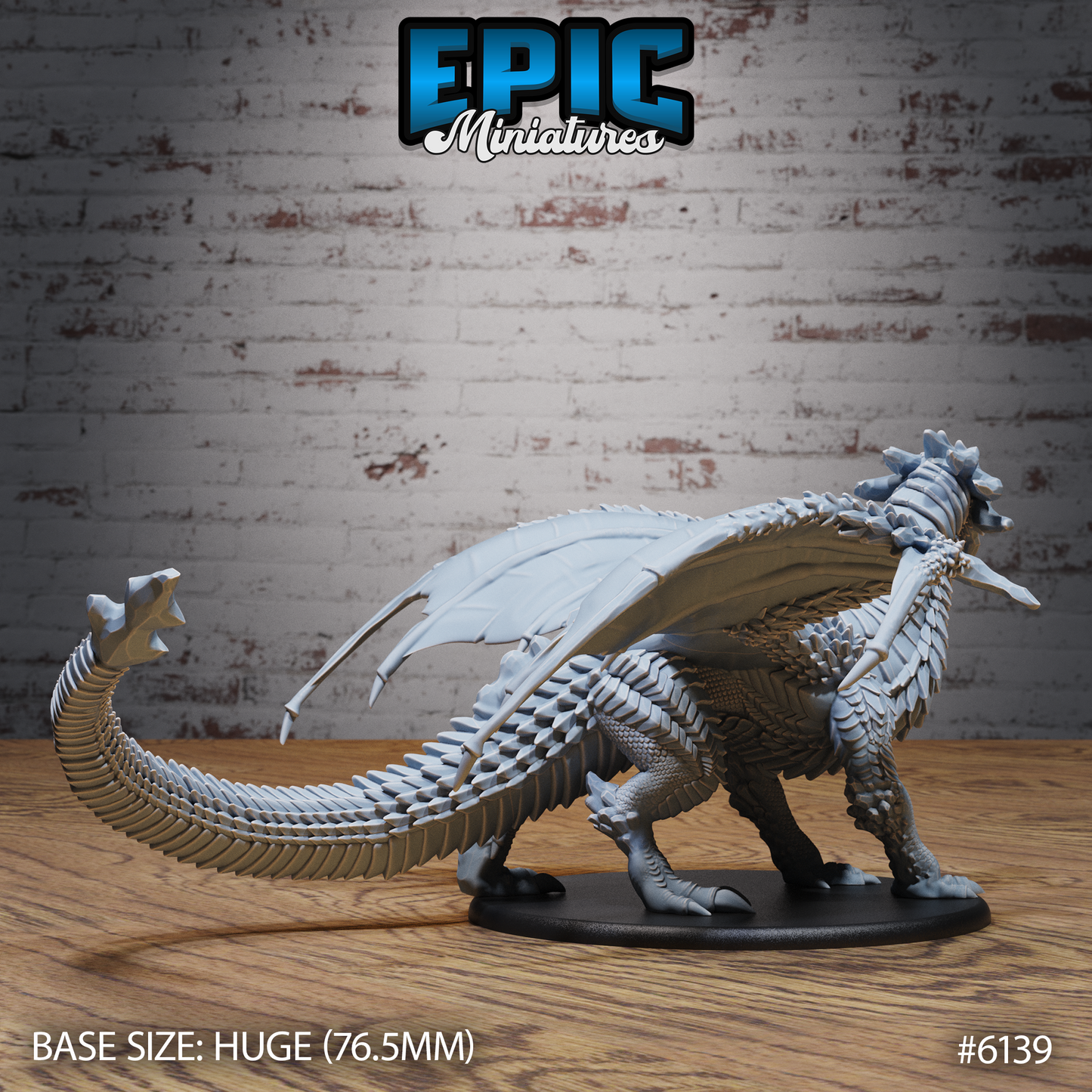 Obsidian Dragon (5 Variants Available) - Epic Miniatures
