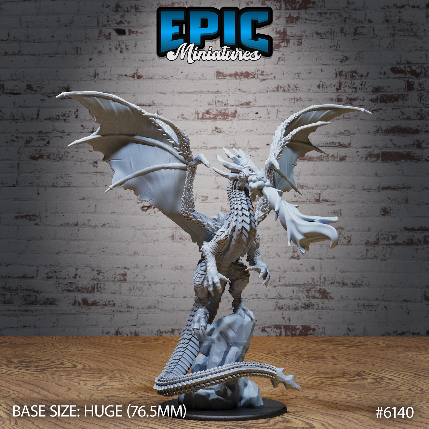 Obsidian Dragon (5 Variants Available) - Epic Miniatures
