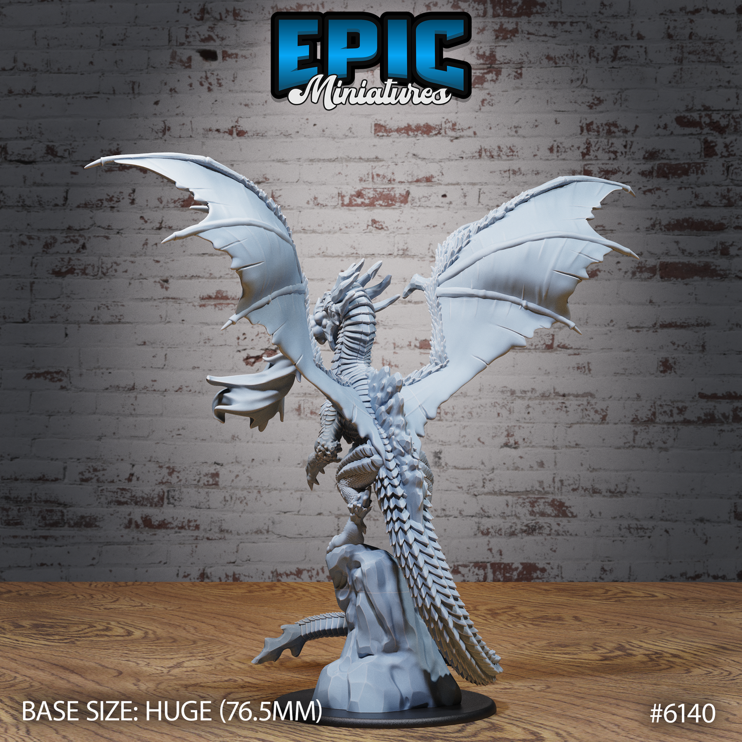 Obsidian Dragon (5 Variants Available) - Epic Miniatures