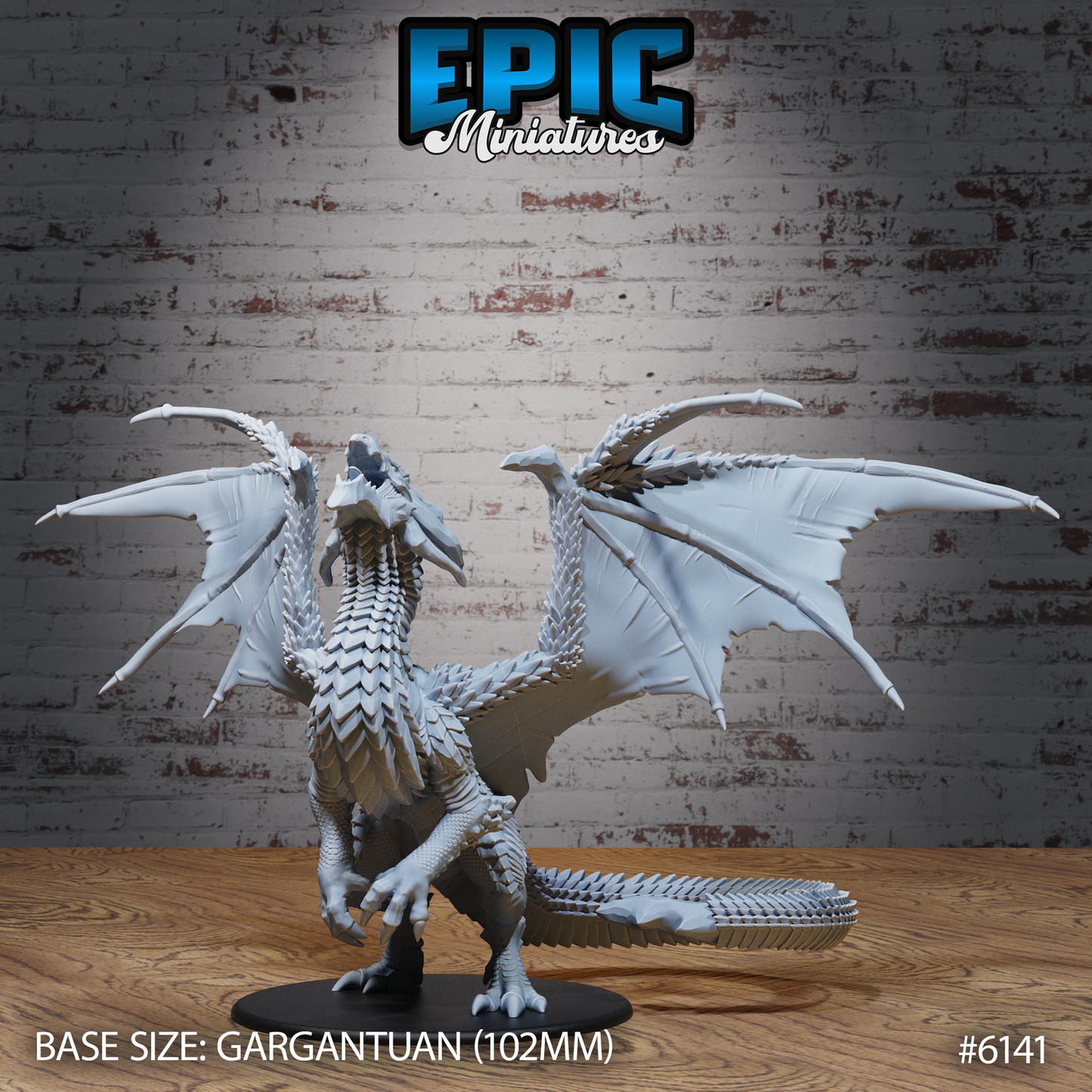 Obsidian Dragon (5 Variants Available) - Epic Miniatures