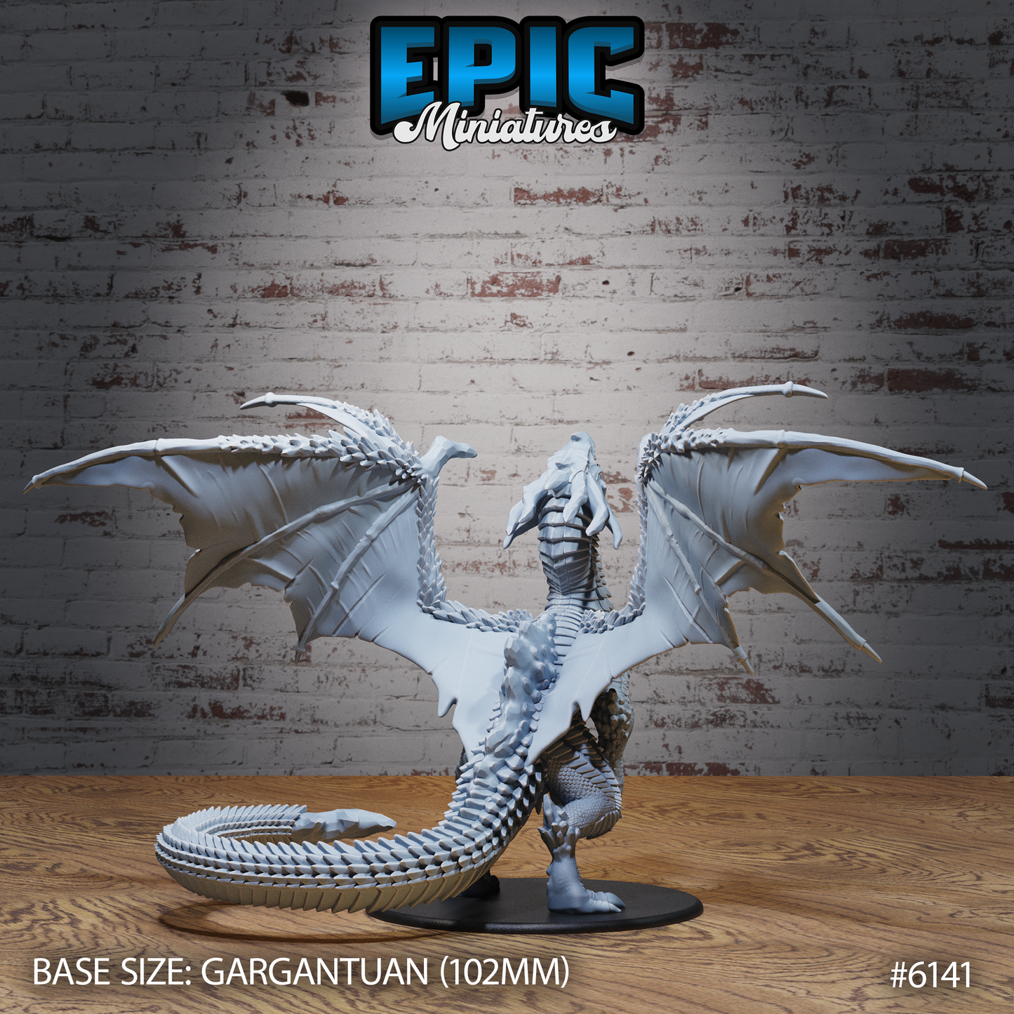 Obsidian Dragon (5 Variants Available) - Epic Miniatures